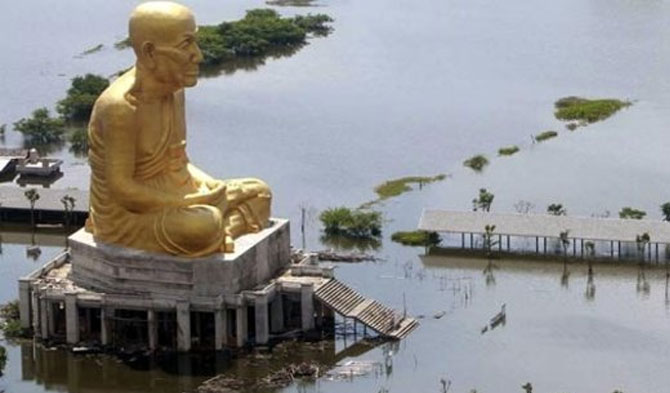 Suasana banjir di Thailand /ist