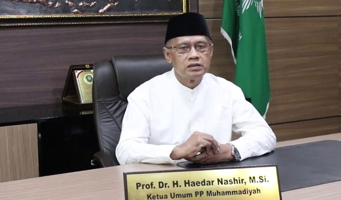 Ketua Umum PP Muhammadiyah, Prof Dr H Haedar Nashir. /ist