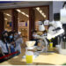 Para pengunjung mengamati robot yang sedang membuat kopi dalam Kongres Kecerdasan Dunia ke-5 di Tianjin Meijiang Conference and Exhibition Center yang berlokasi di Tianjin, China utara, pada 23 Mei 2021. Kongres Kecerdasan Dunia ke-5, sebuah ajang kecerdasan buatan (artificial intelligence/AI) besar di China, dimulai di Kota Tianjin, China utara, pada Kamis (20/5), menyoroti berbagai aplikasi dan teknologi AI terdepan. Acara yang berlangsung selama empat hari dengan tema "Era Baru Kecerdasan: Mendorong Pembangunan Baru, Mengembangkan Pola Baru" itu sukses menarik lebih dari 240 perusahaan dan institusi AI untuk berpartisipasi. (Xinhua/Li Ran)