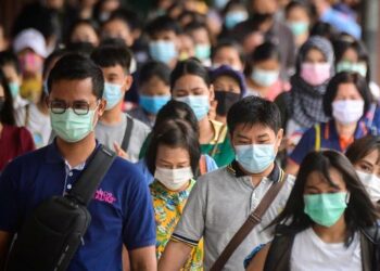Foto aktifitas warga Thailand di masa pandemi. /ist