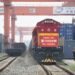 Sebuah kereta barang China-Eropa tujuan Kazakhstan bersiap untuk berangkat di Taman Perdagangan & Logistik Internasional Xi'an di Xi'an, Provinsi Shaanxi, China barat laut, pada 11 Agustus 2021. Ini merupakan perjalanan kereta barang China-Eropa ke-10.000 dari Provinsi Shanxi. (Xinhua/Zhangbin)
