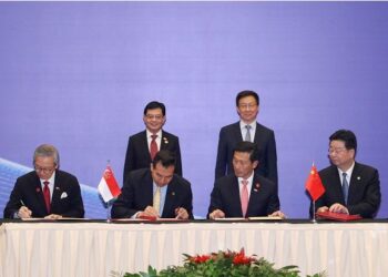 China-Singapura Teken Kerjasama Tingkatkan Hubungan. /ist
