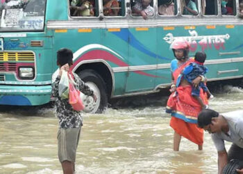 Banjir di Benggala Barat, India. /ist