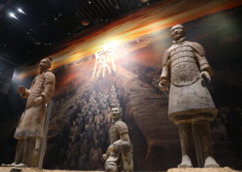 Patung Prajurit Terakota Kaisar Qin Shihuang. (Xinhua)   