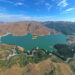 GUILIN, Foto dari udara yang diabadikan pada 28 November 2021 ini menunjukkan pemandangan taman lahan basah nasional Danau Tianhu di wilayah Quanzhou, Daerah Otonom Etnis Zhuang Guangxi, China selatan. (Xinhua/Zhou Hua)