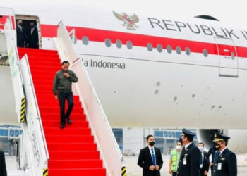 Presiden Joko Widodo tiba di tanah air. /ist
