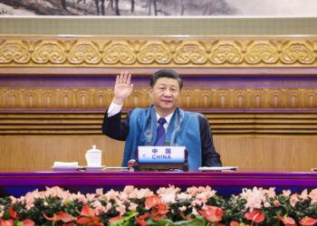 Presiden China Xi Jinping menghadiri Pertemuan Para Pemimpin Ekonomi Kerja Sama Ekonomi Asia-Pasifik (Asia-Pacific Economic Cooperation/APEC) ke-28 melalui tautan video di Beijing, ibu kota China, pada 12 November 2021. (Xinhua/Huang Jingwen)