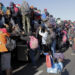 PUEBLA, Para migran yang tergabung dalam sebuah kelompok karavan menaiki truk di jalan raya Puebla-Meksiko di Negara Bagian Puebla, Meksiko, pada 9 Desember 2021. Sebuah karavan migran melanjutkan perjalanannya melalui Negara Bagian Puebla, dalam perjalanannya melintasi wilayah Meksiko menuju perbatasan dengan Amerika Serikat. (Xinhua/Carlos Pacheco)