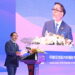 Foto yang diabadikan pada 13 Januari 2022 ini menunjukkan Duta Besar Republik Indonesia untuk China Djauhari Oratmangun berpidato dalam Konferensi Influencer Online ASEAN-China (ASEAN-China Online Influencers Conference). (Xinhua/Lin Shanchuan)