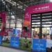 Foto yang diabadikan pada 11 September 2021 ini menunjukkan Paviliun Internasional "Sabuk dan Jalur Sutra" dalam ajang China-ASEAN Expo ke-18 di Nanning, Daerah Otonom Etnis Zhuang Guangxi, China selatan. (Xinhua/Lu Boan)
