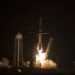 Roket Falcon 9 SpaceX yang membawa wahana antariksa Crew Dragon dengan empat astronaut diluncurkan ke Stasiun Luar Angkasa Internasional (ISS) di Kennedy Space Center NASA di Florida, Amerika Serikat, pada 27 April 2022. (Sumber: NASA)