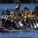 TORONTO, Para kontestan berlaga dalam Festival Balap Perahu Naga Internasional Toronto 2022 di Toronto, Kanada, pada 18 Juni 2022. Acara ini diadakan di Toronto selama dua hari pada Sabtu (18/6) hingga Minggu (19/6) dan diikuti oleh puluhan tim. (Xinhua/Zou Zheng)