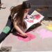 PASADENA, Seorang seniman kapur menciptakan sebuah karya dalam Festival Kapur Pasadena di Pasadena, California, Amerika Serikat (AS), pada 18 Juni 2022. Festival tahunan yang diselenggarakan pada 18-19 Juni di Pasadena tersebut menarik lebih dari 500 seniman kapur di kota itu untuk berpartisipasi. (Xinhua)
