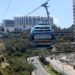 HAIFA, Foto yang diabadikan pada 19 Juni 2022 ini memperlihatkan kereta gantung di Kota Haifa, Israel utara, pada 19 Juni 2022. (Xinhua/Gil Cohen Magen)