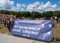MUNICH, Sejumlah orang mengikuti aksi unjuk rasa di Munich, Jerman, pada 25 Juni 2022 untuk memprotes Konferensi Tingkat Tinggi (KTT) Kelompok Tujuh (Group of Seven/G7) yang akan diselenggarakan di Bavaria. (Xinhua/Ren Ke)