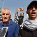 UM AL-FAHEM, Orang-orang berpartisipasi dalam aksi unjuk rasa menentang operasi militer ke Jalur Gaza di Kota Um al-Fahem, Israel utara, pada 6 Agustus 2022. Aksi saling serang antara Israel dan Jihad Islam Palestina (Palestinian Islamic Jihad/PIJ) berlanjut ke hari kedua pada Sabtu (6/8), mengakibatkan sedikitnya 15 orang tewas dan 125 lainnya luka-luka di Jalur Gaza. (Xinhua/JINI/Roni Ofer)