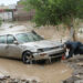 NANGARHAR, Seorang pria memeriksa mobil yang rusak akibat banjir di Provinsi Nangarhar, Afghanistan, pada 15 Agustus 2022. Sedikitnya delapan orang tewas dan enam lainnya luka-luka pada Senin (15/8) akibat hujan lebat dan banjir bandang di Provinsi Nangarhar, Afghanistan timur, menurut pejabat setempat. (Xinhua/Aimal Zahir)