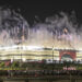 AL KHOR, Foto yang diabadikan pada 20 November 2022 ini menunjukkan pesta kembang api pada upacara pembukaan menjelang pertandingan Grup A antara Qatar melawan Ekuador di Piala Dunia FIFA 2022 yang digelar di Stadion Al Bayt di Al Khor, Qatar. (Xinhua/Pan Yulong)