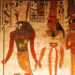 LUXOR, Foto yang diabadikan pada 24 Januari 2023 ini menunjukkan lukisan mural di dalam makam Nefertari di Lembah Para Ratu (Valley of the Queens) di Luxor, Mesir. Nefertari merupakan istri Firaun Ramses II yang terkenal dari zaman Mesir kuno. Dibangun lebih dari 3.000 tahun silam, makam itu terkenal dengan lukisan muralnya yang berwarna cerah. Makam tersebut ditemukan pada 1904, dan dibuka kembali untuk wisatawan pada 2016 setelah menjalani proses pemugaran selama bertahun-tahun. (Xinhua/Sui Xiankai)