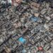 QUEZON CITY, Foto dari udara yang diabadikan pada 2 Februari 2023 ini memperlihatkan rumah-rumah yang hangus setelah kebakaran di daerah kumuh di Quezon City, Filipina. Ratusan keluarga kehilangan tempat tinggal setelah kebakaran melanda daerah kumuh di Quezon City pada Rabu (1/2) sore waktu setempat, menurut Biro Perlindungan Kebakaran Filipina. (Xinhua/Rouelle Umali)