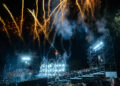 FLORIANA, Kembang api terlihat setelah obor dinyalakan saat upacara pembukaan ajang olahraga Games of the Small States of Europe edisi ke-19 di Floriana, Malta, pada 29 Mei 2023. (Xinhua/Jonathan Borg)