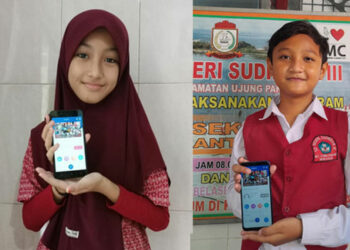 CIMB Niaga memberikan Literasi dan inklusi keuangan secara digital pada para siswa sekolah dasar SD Sudirman 03  Makassar Sulawesi Selatan.